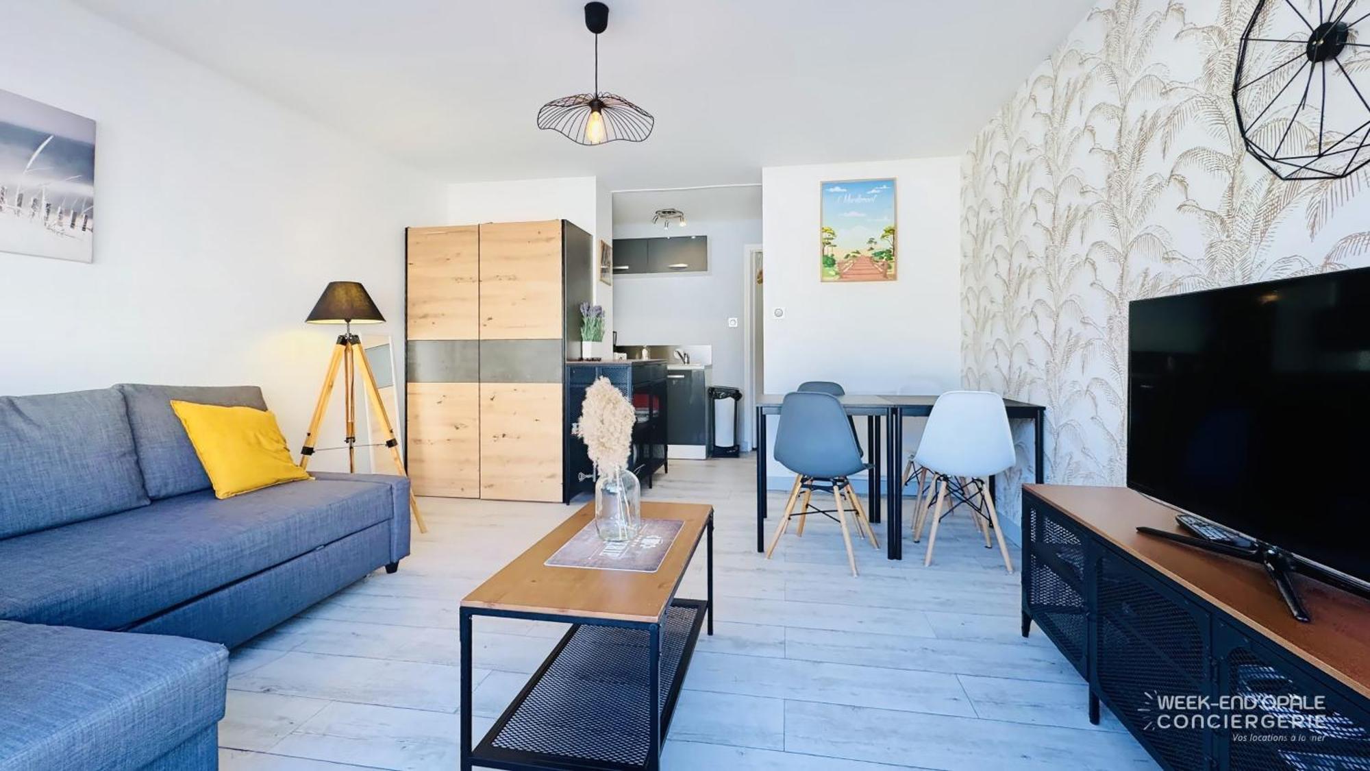 Appartement Sunrise Au Pied De La Plage メルリモン・プラージュ エクステリア 写真